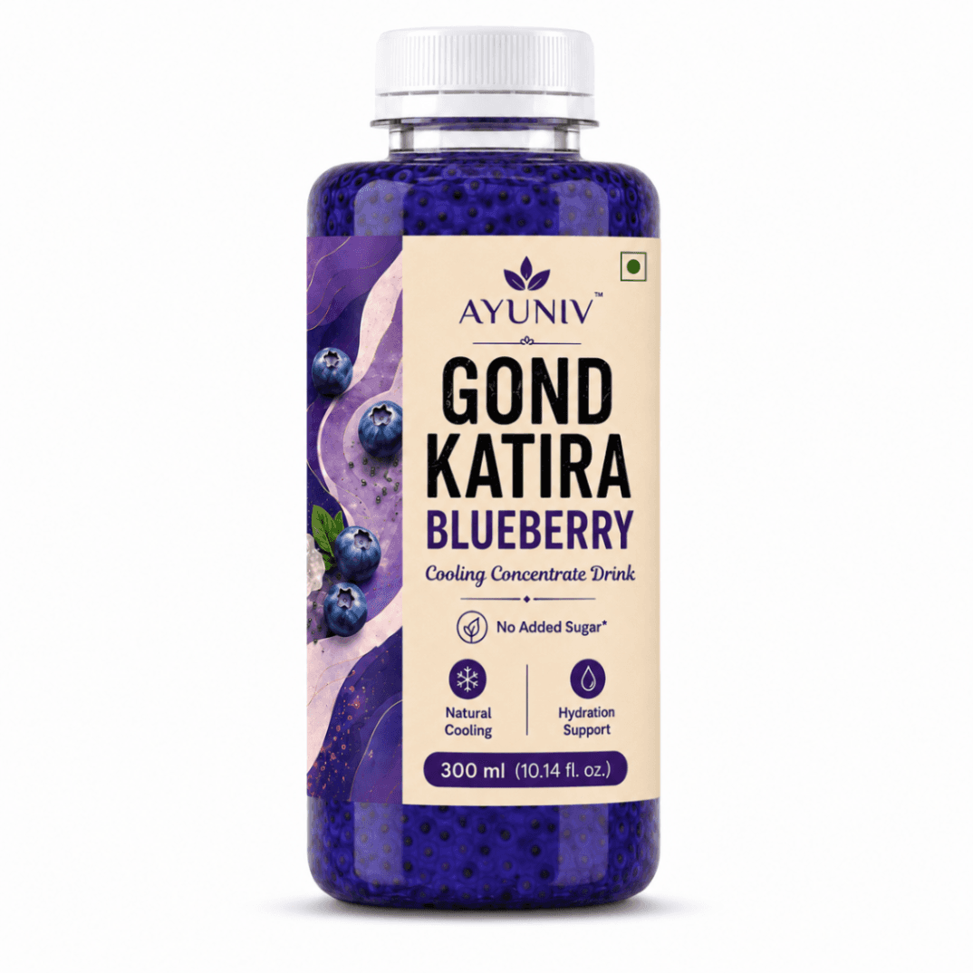 AYUNIV Gond Katira Blueberry Cooling Concentrate Drink 300ML